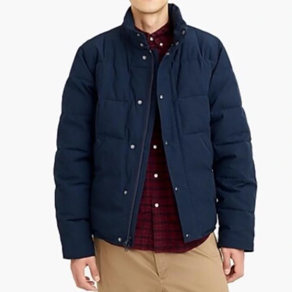 j crew nordic quilted puffer jacket